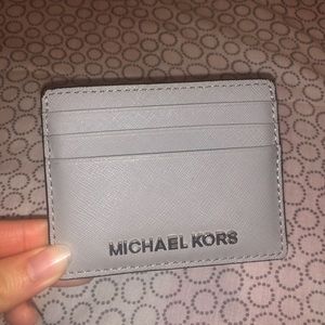 Michael Kors Accessories - Michael Kors Grey Card Holder Michael Kors Accessories - Michael Kors Grey Card Holder